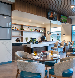 Theater room at Liora Henderson